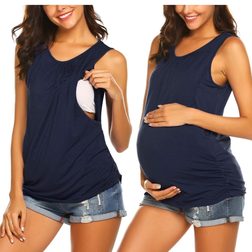 Ekouaer Nursing Tank Tops - Set of 2 NWT